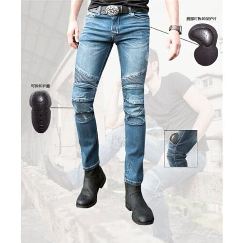 2018 Newest Cool uglyBROS Featherbed jeans The standard version car ride jeans trousers Motorcycle jeans Drop the jeans boy