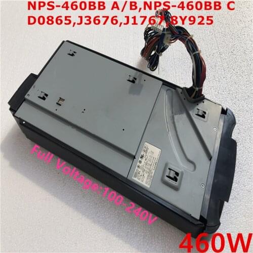 New Original PSU For Dell 650 530 460W Power Supply NPS-460BB A NPS-460BB B NPS-460BB C D0865 J3676 J1767 8Y925