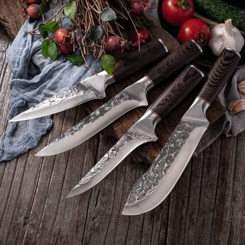 Boning Knife Stainless Steel Fishing Knife Kitchen Bone Meat Fish Sushi Knife Fruit Vegetables Cutting Tool with Knife Cover
