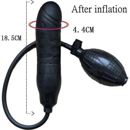 Huge inflatable dildo vagina anal dilator prostate massage penis sex toy sex 18
