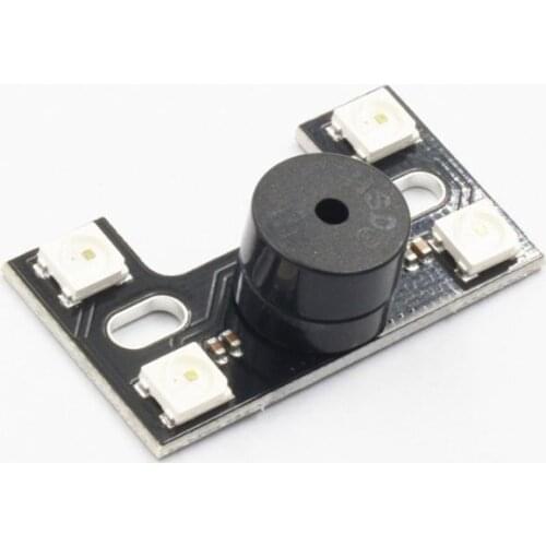 Portable Super Mini WS2812B LED + 5V Active Buzzer for NAZE32 CC3D F3 F4 Flight Controller for RC Drone FPV Racing Model Parts