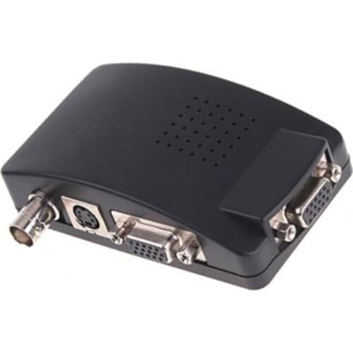 For CCTV Camera Frequency converter BNC to VGA AV to VGA CVBS to VGA Connector