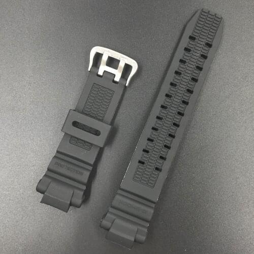 Watchband For Casio GW-3500B GW-3000B GW-2000 Sport Watch Band Black Soft Silicone Rubber Pin Buckle Strap for Man Bracelet+Tool