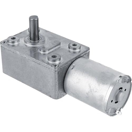 6rpm DC 12V Reversible High Turbo Worm Geared Motor DC Motor JGY370 New Arrival Durable Wholesale
