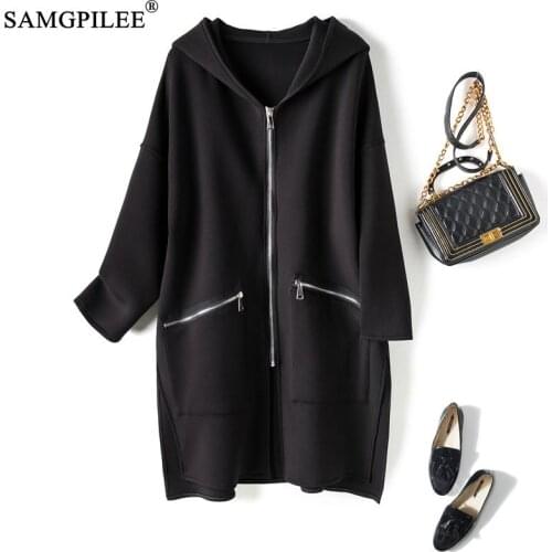 Женские тренчи с капюшоном Samgpilee China At AliExpress