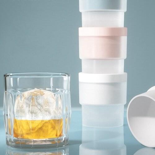 Whisky Ice Ball Maker Round Ice Box Round Household Silicone Ice Cubes Mold Ice Tray Mold Ice Maker Ice Ball Maker Mold Tools