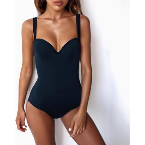 UBLOOM White One-piece Swimwear