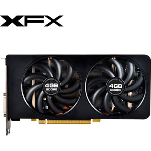 Original XFX R9 270 4GB Video Cards AMD Radeon R9 270A 270 4GB Graphics Screen Cards GPU Desktop Computer Game Board Map PCI-E