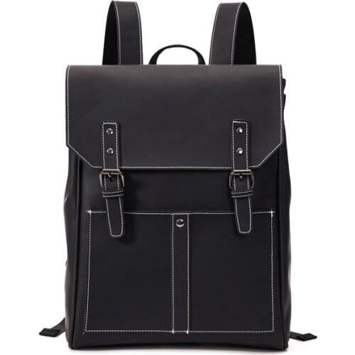 Retro Large Capacity Backpack Korean Style Computer Bag Schoolbag Fashion Casual Backpack Student Schoolbag Computer Backpack