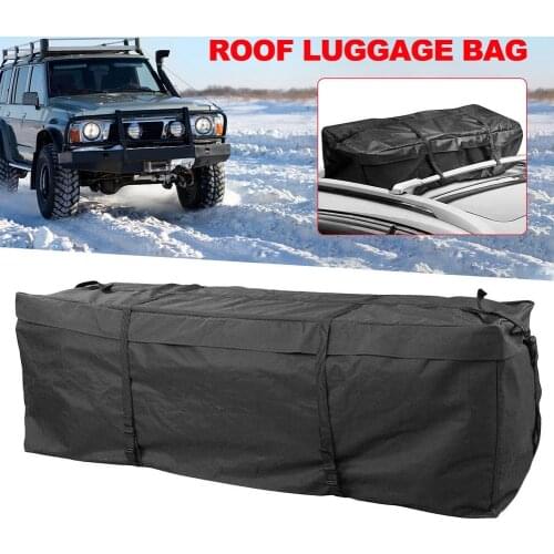 Waterproof Car Roof Top Bag Roof Top Rack Cargo Bags Luggage Storage Basket Travel SUV Oxford Cloth Rooftop Bag