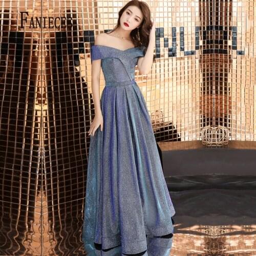 Office Lady Slash Neck Maxi Long Dress Female Elegant Slim Evening Sequin Vestido de mujer Sexy Temperament Fashion Dresses