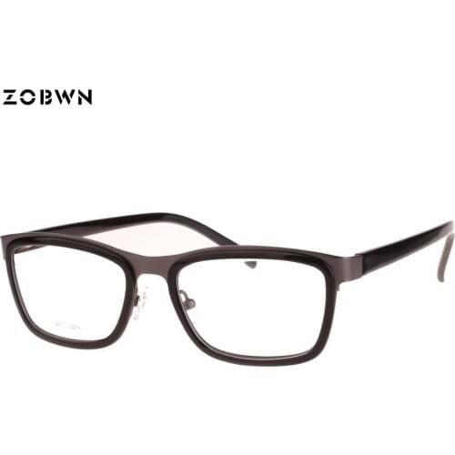 ZOBWN use Prescription Glasses Frame Men Oculos de grau masculinos Spectacle armacao oculos Myopia Glasses Women lentes opticos