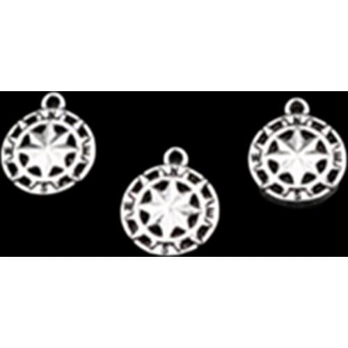 20pcs Silver Plated Star of David Pendants Fashion Bracelet Necklace DIY Charm Jewelry Handicraft Findings 18*15mm A598