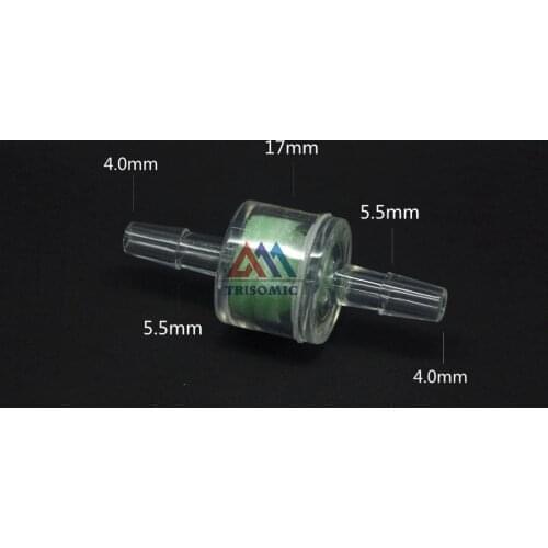 4mm high quality Clear Filter Straight Connector for Fish/Pond/Car water/Air/Syphon Material GPPS