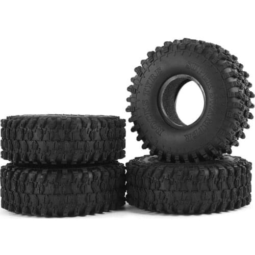 4pcs 1.9inch 120mm Tires Tyres for 1/10 Traxxas Redcat SCX10 AXIAL RC Rock Crawler Climbing Car
