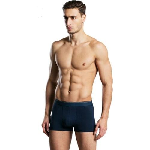 2019 Panties Mens 6Pcs\lot Underwear Soft Boxers Modal Boxer Men Solid Boxer Shorts Plus Size Boxers Mens Underwear