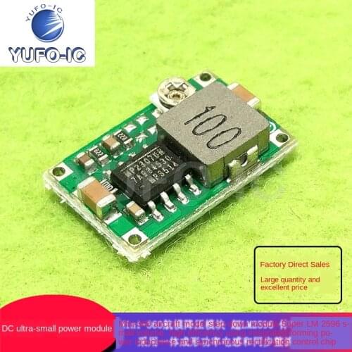 Free Ship 5pcs DC-DC Ultra-Small Power Module Mini360 Model Power Supply Step-down Module Power Supply (Car) Ultra-Lm2596