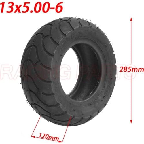 13x5.00-6 Tubeless Tire Tyre MINI POCKET Scooter GO KART MINI ATV BIKE 6 inch Wheel