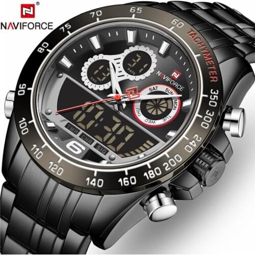 NAVIFORCE Brand Top Luxury Casual Mens Watches Chronograph Fashion Calendar Quartz Sport Waterproof Watch Men Relogio Masculino