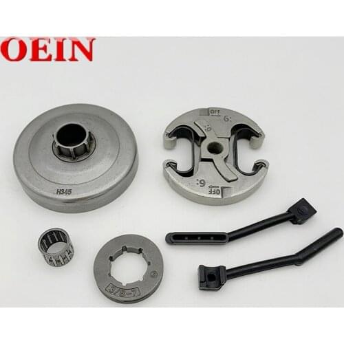 Clutch Drum 3/8" 7T Needle Bearing Fit For HUSQVARNA 455 460 Gasoline Chainsaw Spare Parts