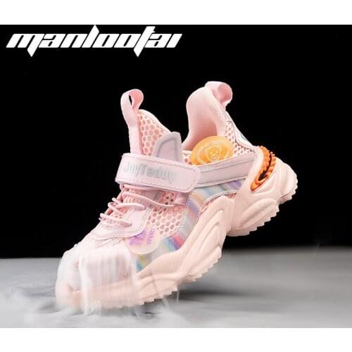 New Kids Running Sneakers Summer Children Mesh Sport Shoes Cute Breathable Casual Walking Sneakers Lightweight Girls Tenis Shoes