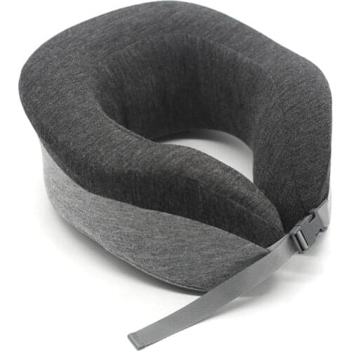 Travel Pillow 100% Pure Memory Foam Travel Neck Pillow, Comfortable & Breathable Cover, Machine Washable, Airplane Travel Kit