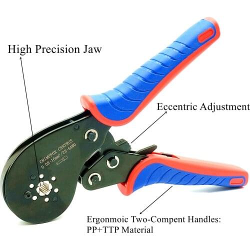 0.08-16mm Tubular terminal crimping tools with 1200pcs/box terminals New mini pliers precision electrical clamps set