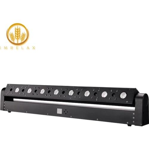 IMRELAX 500mW Red Laser 8*3W Warm White LED Moving Laser Beam Bar Light Single Laser Control Racing Effect For Stage DJ Disco