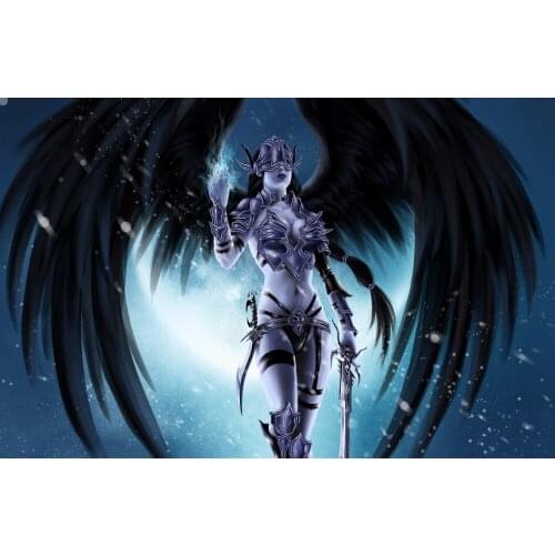 5D DIY Full Diamond Painting Female Angel Diamond Mosaic Diamond Drawing Square Diamond Embroidery Cross Stitch Decoration Gift