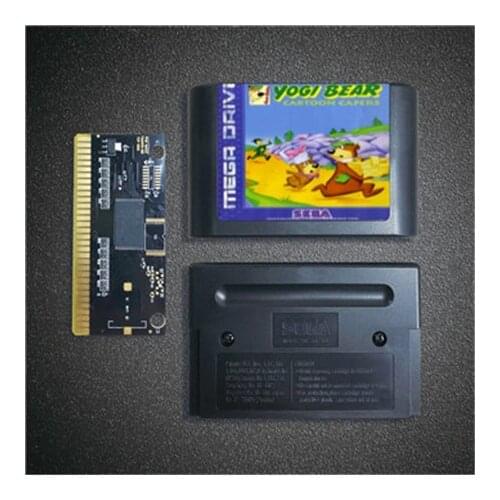 Yogi Bear - Cartoon Capers - 16 Bit MD Game Card for Sega Megadrive Genesis Video Game Console Cartridge