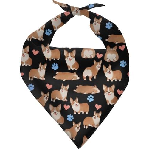 Corgi Dog Cat Dog Bandana Holiday Accessories Animals Toy Products Cats Dogs Bows Goods Supplies Puppy Small Large Tie for Pet