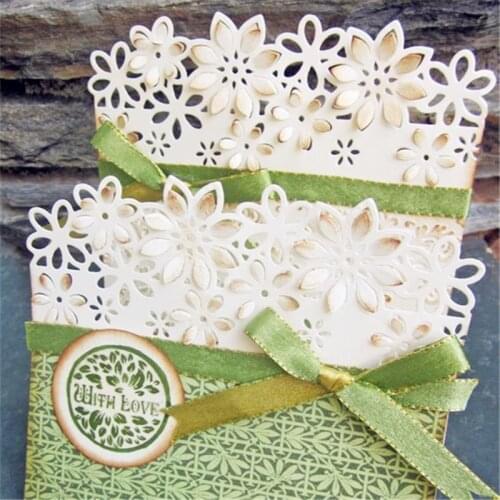 Lace flower Hollow Metal Cutting Die Embossing Craft DIY Scrapbooking Photo album Greeting Card Making Decoration