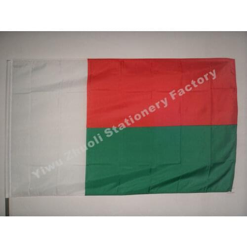 Madagascar Flag 150X90cm (3x5FT) 115g 100D Polyester Double Stitched High Quality Free Shipping