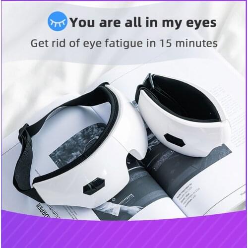 Eye Massager Pressure Therapy Hot Steam Compress Sleep Mask Electric Massage Eye Care Electric Eye FatigueTemperature Control