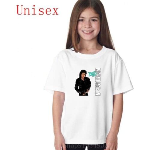 Michael-Jackson Bad boys t shirts girls tshirt t shirt boys teenage girls clothing kids clothes girls colorful fashionable