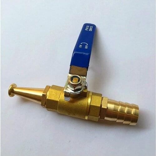 12/14/16/19mm Copper Ball Valve Switch For High Pressure Washer Foam Gun Garden Spray Fire Reel Brass Hose Connector Hose Barb