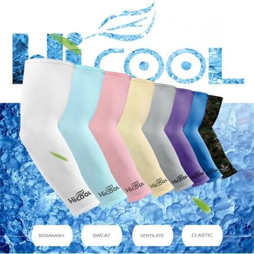 New High Quality 1Pair Comfortable Cool Sport Basketball Arm Cover UV Protection Sunscreen Athletic Ice Cycling Sleeves#267443