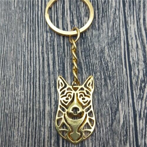 New American Akita Key Chains Fashion Pet Dog Jewellery Trendy American Akita Car Keychain Bag Keyring For Women Men