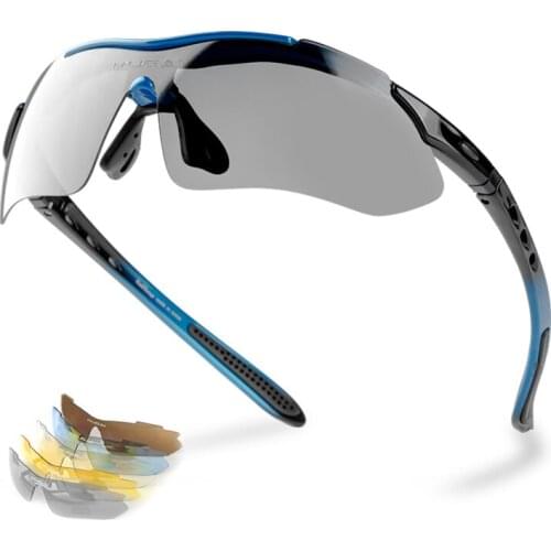【New store 】 Professional Polarized Cycling Glasses Bike Goggles Outdoor Sports Bicycle Sunglasses With 5 Lens Myopia Frame