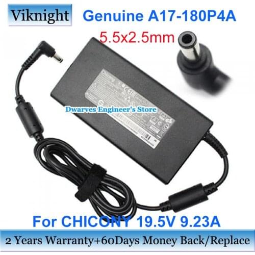 Genuine Chicony A17-180P4A AC Adapter 19.5V 9.23A A180A025P Charger For MSI GS70 GL62M GT60 GE62 GS63 GS73VR GL62M GE60 GL62