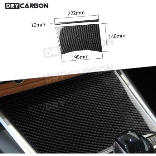 Carbon Fiber Gear Shift Panel Multimedia Base Trim Frame Cup Lid Cover Sticker For BMW 3 Series G20 G28 2019 2020