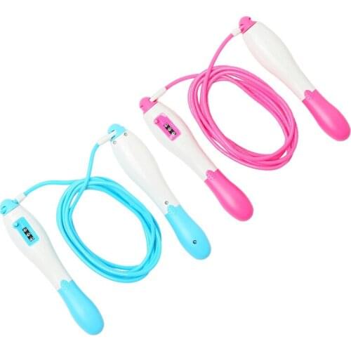 Adjustable Jump Skip Ropes with Counter Sports Fitness Slim Speed Counting Sponge Handle Skipping Wire Fitnesss Equipment