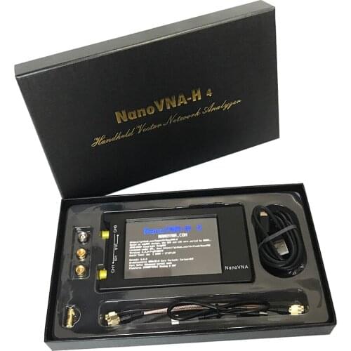NanoVNA-H4 4" Touchscreen 50KHz~1.5GHz NanoVNA Vector Network Analyzer HF VHF UHF Antenna Analyzer