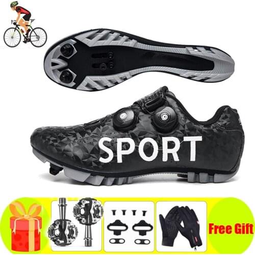 Cycling Shoes Sapatilha Ciclismo Mtb SPD Pedals Self-Locking Bicicleta Sneakers Mountain Bike for Men Women Bicicleta Carretera