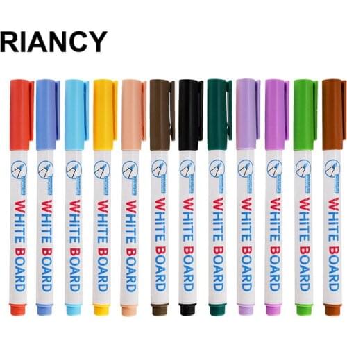 8/12 colors High Quality Erasable whiteboard sharpie marker pen paint marker stationery supply plumones caneta 04417