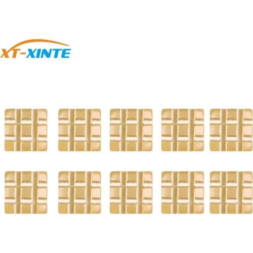 XT-XINTE 10pcs/set Copper Cooling Pad Heat Sink Heatsink For Laptop Mainboard Graphics Card Copper Radiator Cooler Kit