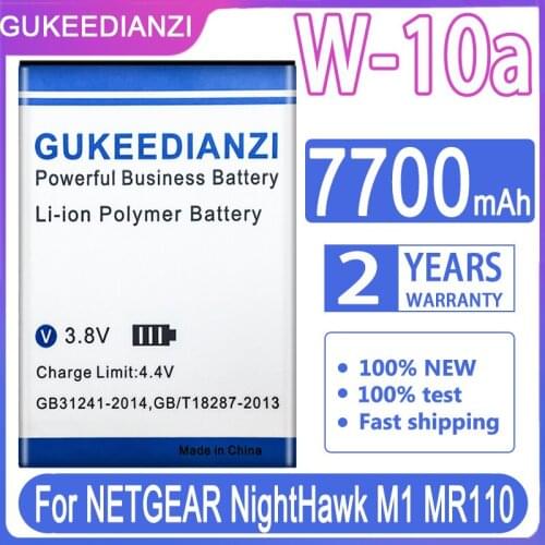 GUKEEDIANZI Replacement Battery W-10a 7700mAh For NETGEAR NightHawk M1 MR110