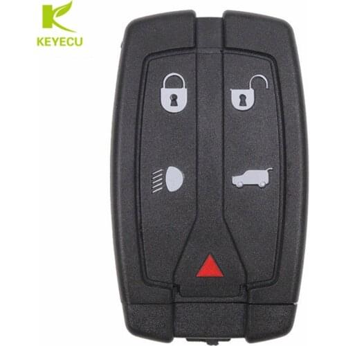 KEYECU Replacement Smart Remote Key 5 Button 315MHZ FCC ID: NT1-TX9 /433MHz LR013005 for Land Rover LR2 Freelander 2 2006-2012