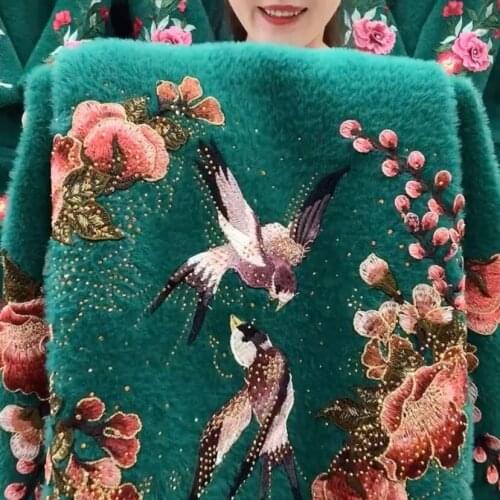 Women 2021 Winter Loose Casual Hooded Imitation Mink Cashmere Knitted Cardigan Sweater Female Thicken Warm Sweater Coat D214