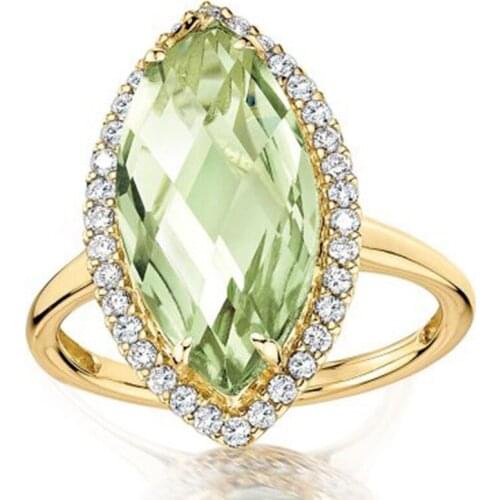 Gu Li Natural Stone Ring Bohemian Jewelry Water Droplets Finger Ring For Women Wedding Anniversary Rings